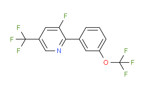3-Fluoro-2-(3-(trifluoromethoxy)phenyl)-5-(trifluoromethyl)pyridine