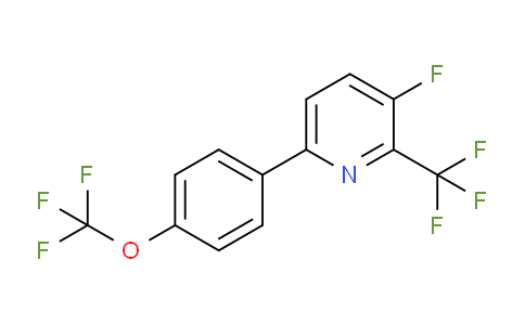 3-Fluoro-6-(4-(trifluoromethoxy)phenyl)-2-(trifluoromethyl)pyridine