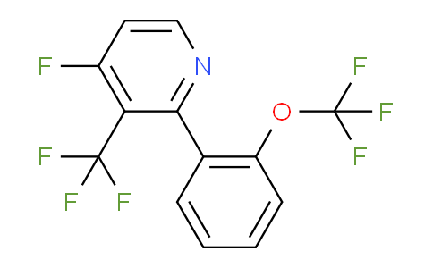4-Fluoro-2-(2-(trifluoromethoxy)phenyl)-3-(trifluoromethyl)pyridine
