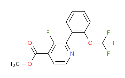 AM80060 | 1261621-77-5 | Methyl 3-fluoro-2-(2-(trifluoromethoxy)phenyl)isonicotinate