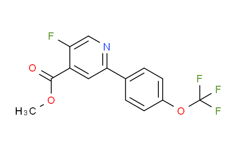 AM80068 | 1261833-03-7 | Methyl 5-fluoro-2-(4-(trifluoromethoxy)phenyl)isonicotinate