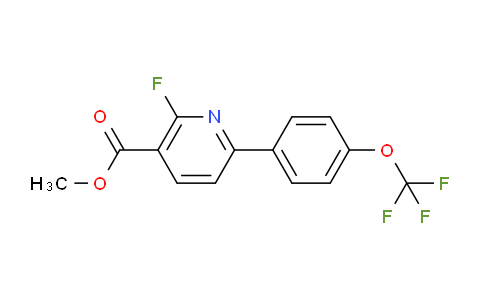 Methyl 2-fluoro-6-(4-(trifluoromethoxy)phenyl)nicotinate