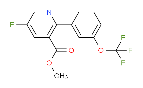 AM80076 | 1261617-06-4 | Methyl 5-fluoro-2-(3-(trifluoromethoxy)phenyl)nicotinate