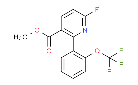 AM80081 | 1261798-12-2 | Methyl 6-fluoro-2-(2-(trifluoromethoxy)phenyl)nicotinate