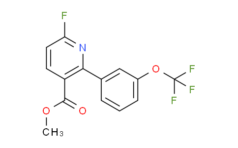 AM80082 | 1261621-86-6 | Methyl 6-fluoro-2-(3-(trifluoromethoxy)phenyl)nicotinate