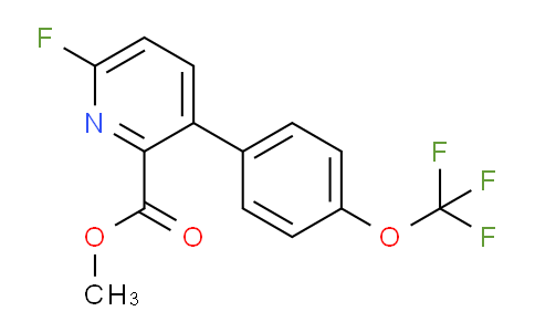 AM80091 | 1261881-25-7 | Methyl 6-fluoro-3-(4-(trifluoromethoxy)phenyl)picolinate