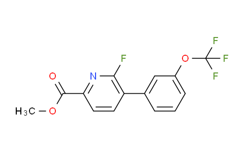 AM80093 | 1261657-17-3 | Methyl 6-fluoro-5-(3-(trifluoromethoxy)phenyl)picolinate