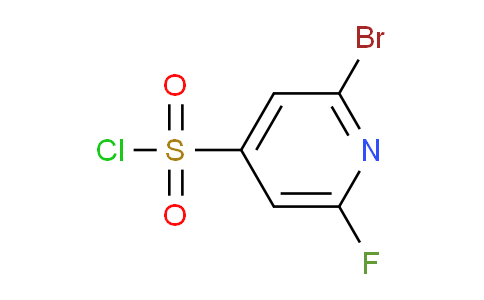 2-Bromo-6-fluoropyridine-4-sulfonyl chloride