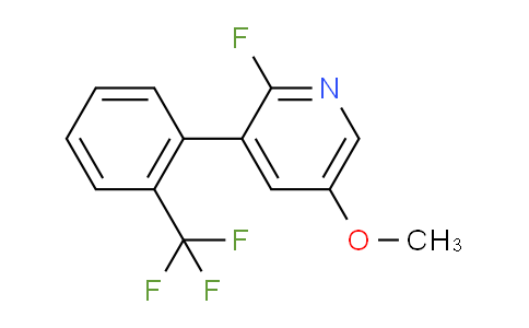 AM80269 | 1261770-39-1 | 2-Fluoro-5-methoxy-3-(2-(trifluoromethyl)phenyl)pyridine