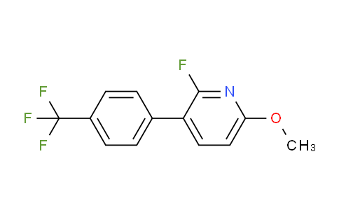 AM80277 | 1261629-75-7 | 2-Fluoro-6-methoxy-3-(4-(trifluoromethyl)phenyl)pyridine