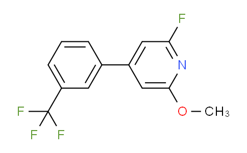 2-Fluoro-6-methoxy-4-(3-(trifluoromethyl)phenyl)pyridine