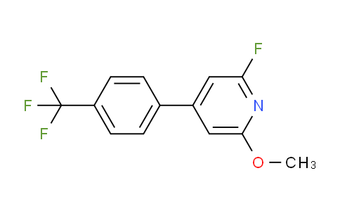 2-Fluoro-6-methoxy-4-(4-(trifluoromethyl)phenyl)pyridine