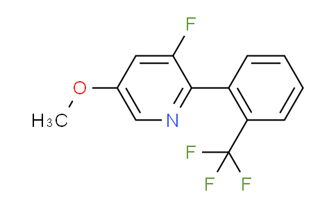 AM80290 | 1261785-93-6 | 3-Fluoro-5-methoxy-2-(2-(trifluoromethyl)phenyl)pyridine