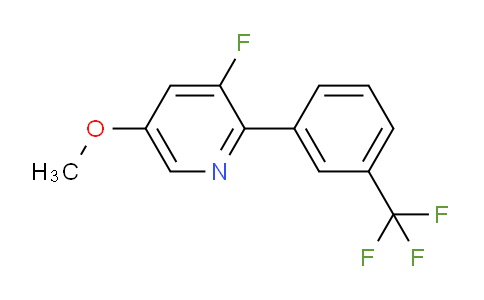 AM80291 | 1261847-25-9 | 3-Fluoro-5-methoxy-2-(3-(trifluoromethyl)phenyl)pyridine