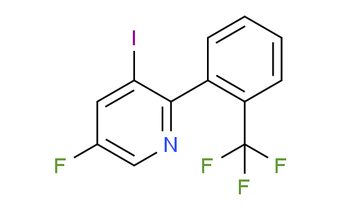 5-Fluoro-3-iodo-2-(2-(trifluoromethyl)phenyl)pyridine