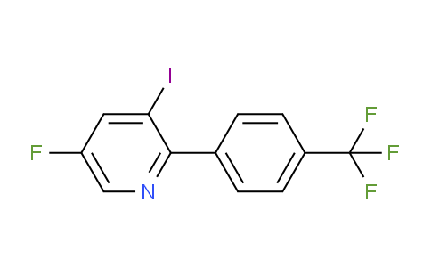 5-Fluoro-3-iodo-2-(4-(trifluoromethyl)phenyl)pyridine