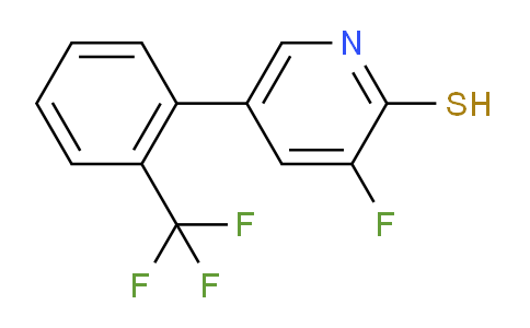 3-Fluoro-2-mercapto-5-(2-(trifluoromethyl)phenyl)pyridine