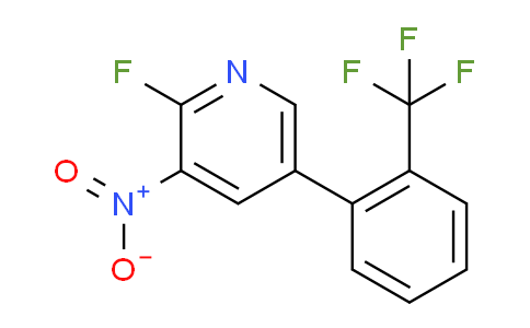 AM80367 | 1261466-80-1 | 2-Fluoro-3-nitro-5-(2-(trifluoromethyl)phenyl)pyridine