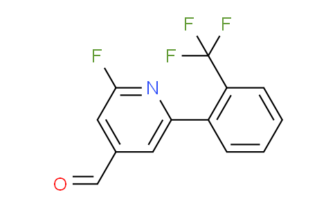 2-Fluoro-6-(2-(trifluoromethyl)phenyl)isonicotinaldehyde