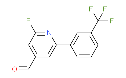 2-Fluoro-6-(3-(trifluoromethyl)phenyl)isonicotinaldehyde