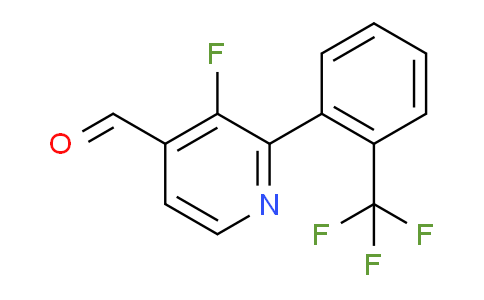 3-Fluoro-2-(2-(trifluoromethyl)phenyl)isonicotinaldehyde