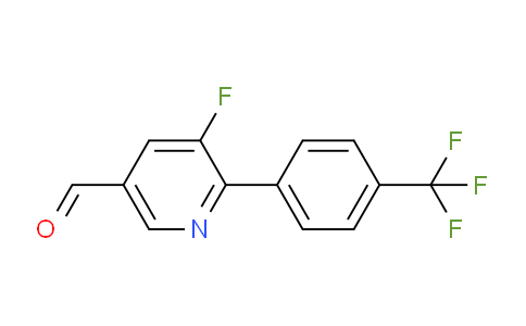 5-Fluoro-6-(4-(trifluoromethyl)phenyl)nicotinaldehyde