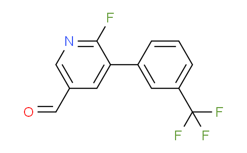 6-Fluoro-5-(3-(trifluoromethyl)phenyl)nicotinaldehyde