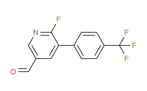 6-Fluoro-5-(4-(trifluoromethyl)phenyl)nicotinaldehyde