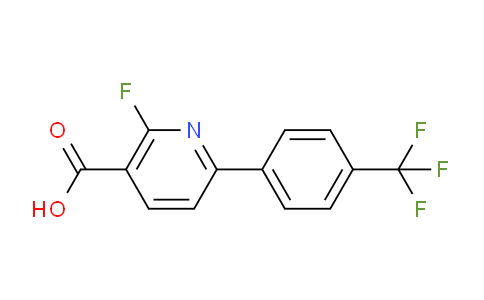 2-Fluoro-6-(4-(trifluoromethyl)phenyl)nicotinic acid