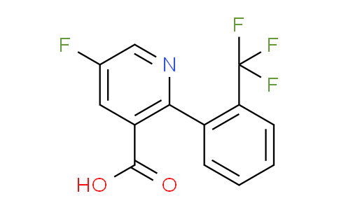 5-Fluoro-2-(2-(trifluoromethyl)phenyl)nicotinic acid