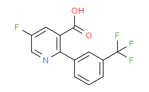 5-Fluoro-2-(3-(trifluoromethyl)phenyl)nicotinic acid