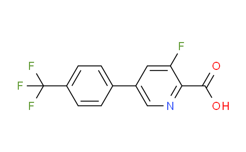 3-Fluoro-5-(4-(trifluoromethyl)phenyl)picolinic acid