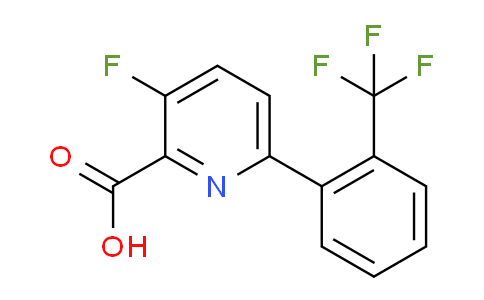 3-Fluoro-6-(2-(trifluoromethyl)phenyl)picolinic acid