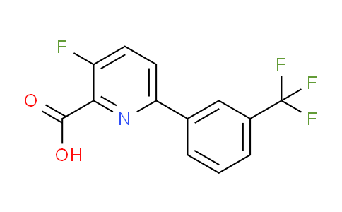 3-Fluoro-6-(3-(trifluoromethyl)phenyl)picolinic acid