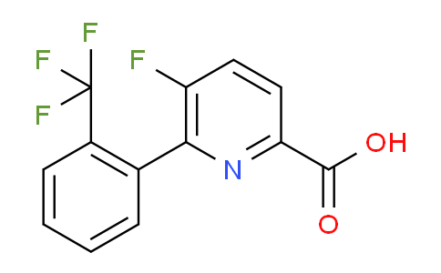 5-Fluoro-6-(2-(trifluoromethyl)phenyl)picolinic acid