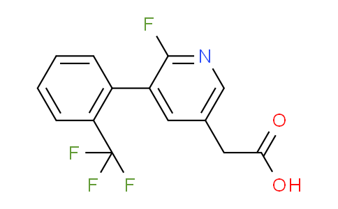 2-Fluoro-3-(2-(trifluoromethyl)phenyl)pyridine-5-acetic acid