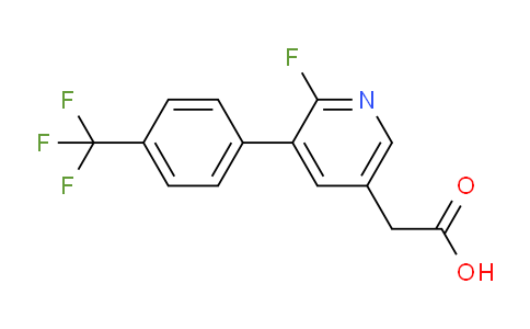 2-Fluoro-3-(4-(trifluoromethyl)phenyl)pyridine-5-acetic acid