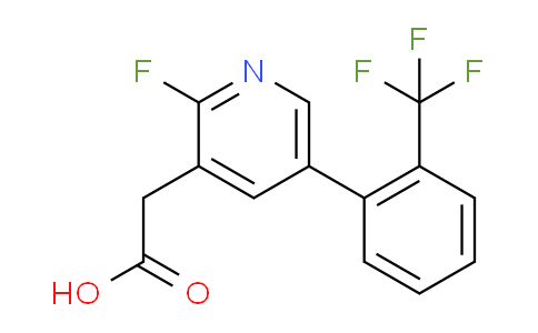 2-Fluoro-5-(2-(trifluoromethyl)phenyl)pyridine-3-acetic acid