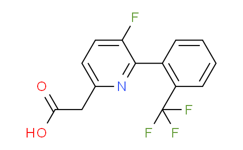 AM80536 | 1261634-33-6 | 3-Fluoro-2-(2-(trifluoromethyl)phenyl)pyridine-6-acetic acid