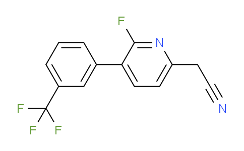 AM80538 | 1261787-56-7 | 2-Fluoro-3-(3-(trifluoromethyl)phenyl)pyridine-6-acetonitrile