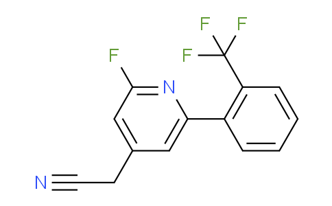 AM80549 | 1261787-66-9 | 2-Fluoro-6-(2-(trifluoromethyl)phenyl)pyridine-4-acetonitrile