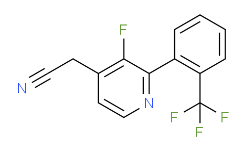 AM80554 | 1261592-71-5 | 3-Fluoro-2-(2-(trifluoromethyl)phenyl)pyridine-4-acetonitrile