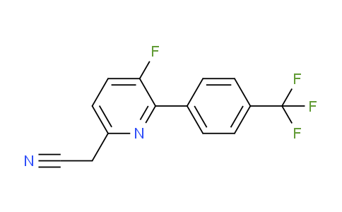 AM80562 | 1261818-95-4 | 3-Fluoro-2-(4-(trifluoromethyl)phenyl)pyridine-6-acetonitrile