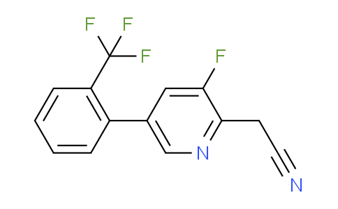 AM80563 | 1261440-98-5 | 3-Fluoro-5-(2-(trifluoromethyl)phenyl)pyridine-2-acetonitrile