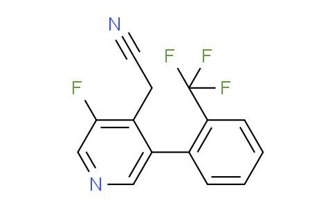 AM80564 | 1261743-17-2 | 3-Fluoro-5-(2-(trifluoromethyl)phenyl)pyridine-4-acetonitrile