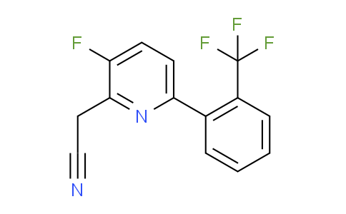 AM80569 | 1261787-82-9 | 3-Fluoro-6-(2-(trifluoromethyl)phenyl)pyridine-2-acetonitrile