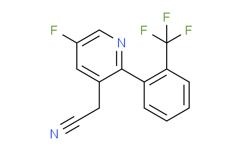 AM80572 | 1261578-23-7 | 5-Fluoro-2-(2-(trifluoromethyl)phenyl)pyridine-3-acetonitrile