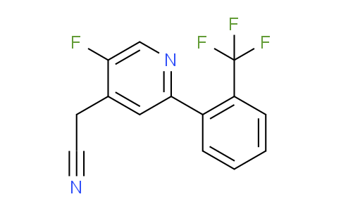 AM80573 | 1261743-21-8 | 5-Fluoro-2-(2-(trifluoromethyl)phenyl)pyridine-4-acetonitrile