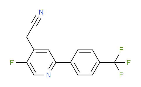 AM80577 | 1261787-89-6 | 5-Fluoro-2-(4-(trifluoromethyl)phenyl)pyridine-4-acetonitrile