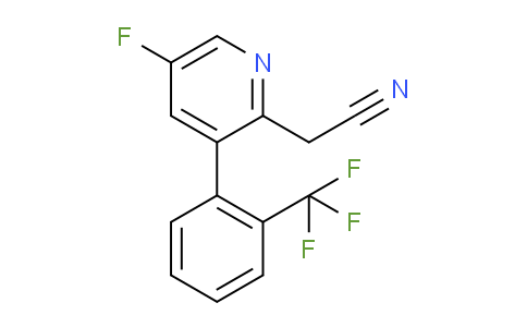 AM80578 | 1261465-06-8 | 5-Fluoro-3-(2-(trifluoromethyl)phenyl)pyridine-2-acetonitrile